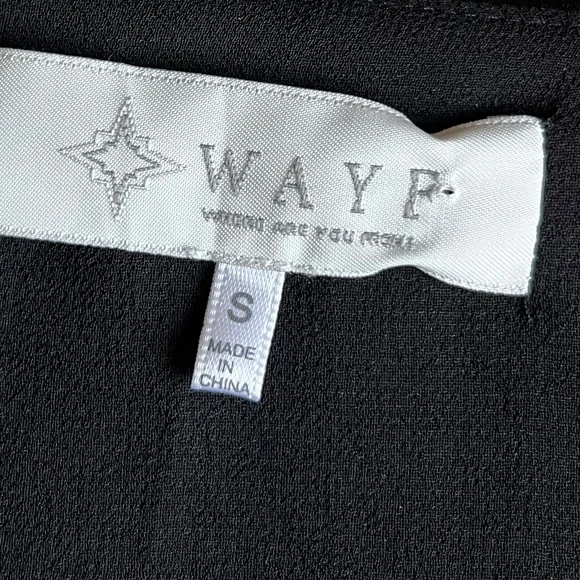 WAYF Faux Wrap Puff Sleeve Blouse - Picture 7 of 11